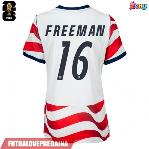 Lacne Ženy Futbalové dres Spojené štáty Alex Freeman #16 MS 2026 Krátky Rukáv - Domáci